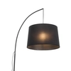 Podłogowa lampa z abażurem Orta 5417 TK Lighting do czytania czarny