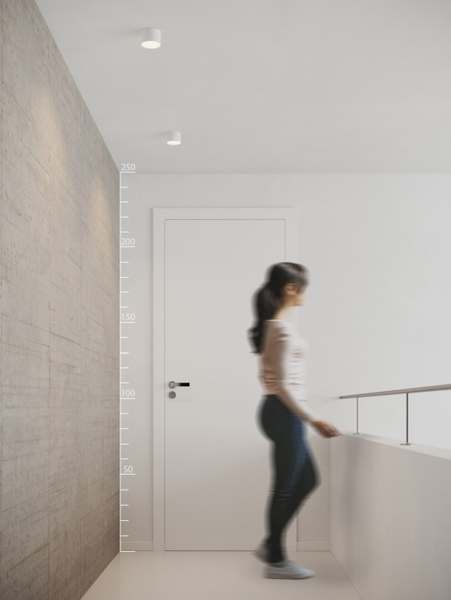 Minimalistyczna lampa sufitowa Monza AZ2252 LED 5W biała do salonu