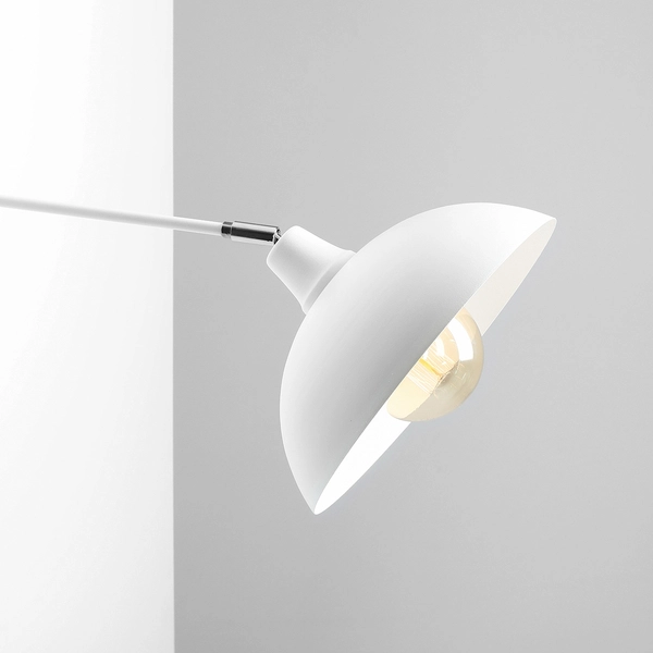 Ścienna lampa loftowa Espace 1036C Aldex metalowa do pokoju biała
