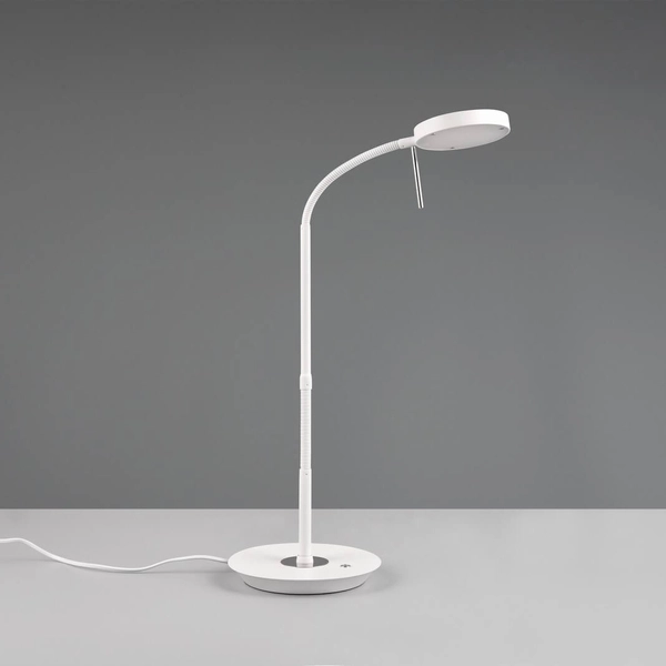 Ściemnialna lampka biurkowa NEMIO DL131523310 LED 12W 2300-4000K biały