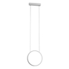 Okrągła lampa wisząca Agaro 5309 Shilo LED 9W 4000K salonowa metalowa biała