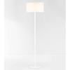 Lampa stojąca GUAVIARE LE44953 do salonu okrągła metalowa biała