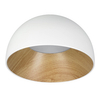 Skandynawska lampa sufitowa Padella ST-9493C/A white Step LED 18W 3000K biała drewno