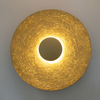 Ścienny kinkiet okrągły Sole 40876 LED 16W 3000K do sypialni złoty
