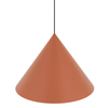 Zwieszana lampa stożkowa ZENITH 11483 terakota