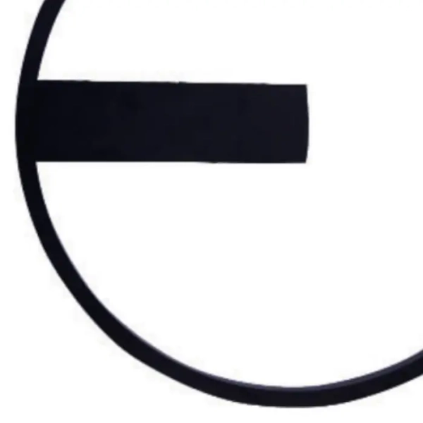 Ledowy plafon do jadalni Corit E82907-82 Zumaline 18W 4000K czarny