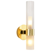 Lampa ścienna tuba Candela DN1505-1 gold Step szklana złota