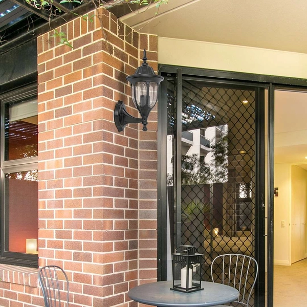 Ogrodowa LAMPA latarenka MILANO 8342 Rabalux zewnętrzna OPRAWA klasyczny KINKIET ścienny elewacyjny outdoor IP43 czarny