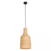 Pleciona wisząca lampa 22171 do przedpokoju pszenica brązowy