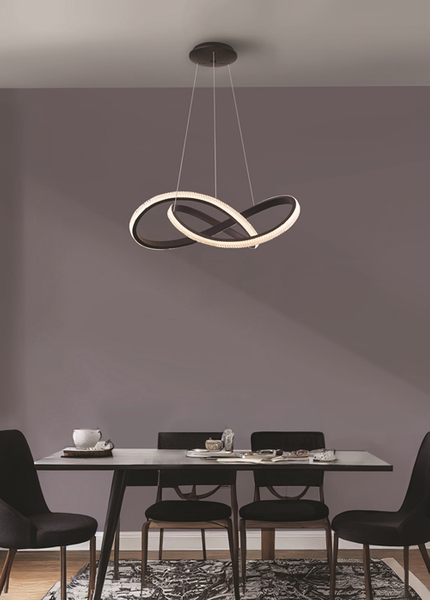 Lampa nad stół wisząca Infinity AZ5096 LED 80W 3000-4000K pilot czarna
