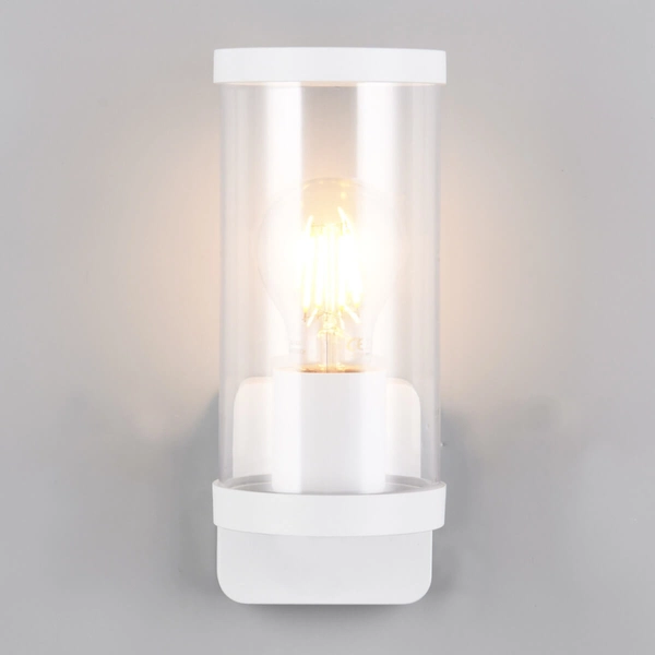 Metalowa lampa ścienna Bonito R21596131 IP44 tuba biały