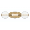 Kinkiet ścienny bubble Atomo QN-ATOMO-3W-BG LED 13W 3000K IP44 złoty