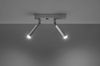 Industrialna LAMPA sufitowa SL.0903 regulowana OPRAWA metalowe tuby białe
