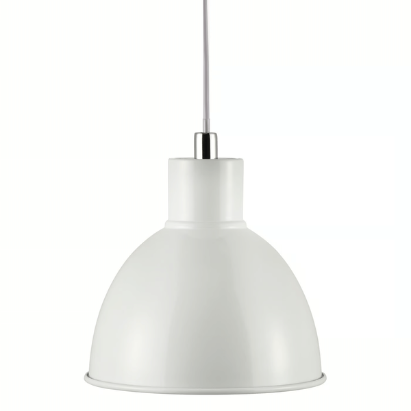 Wisząca lampa nad stół POP 45833001 kopułowa biały