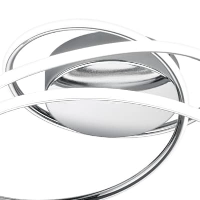 Modernistyczna lampa sufitowa NEMENIA DL106-67051 RL LED 36W 4000K chromowana