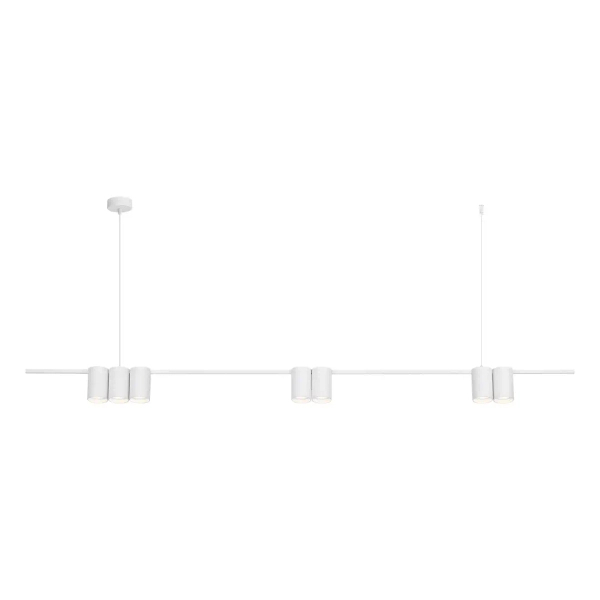 Wisząca lampa nad stół GENESIS ML0371 tubki do salonu białe
