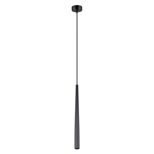 Podłużna lampa wisząca BLISS SL.1462 sopel tuba czarna