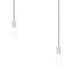 Lampa wisząca do sypialni CAMELEON CANOPY 8562+2x8620+2x8542 tuby białe