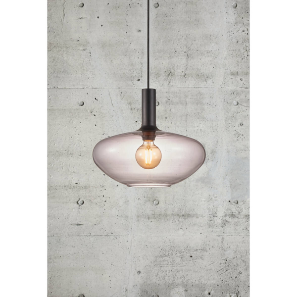 Jadalniana lampa wisząca Alton 48973047 czarny przydymiony