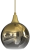 Lampa wisząca Monte MLP8400 ball nad stół przydymiona złota