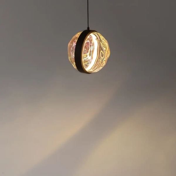 Okrągła wisząca lampa Misterio MOD379PL-L6B2.7K LED 6W 2700K czarna
