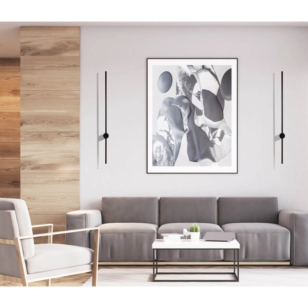 Lampa na ścianę sopel Vinto WL-73526-80-BL Italux LED 9W 3000K loftowa czarna