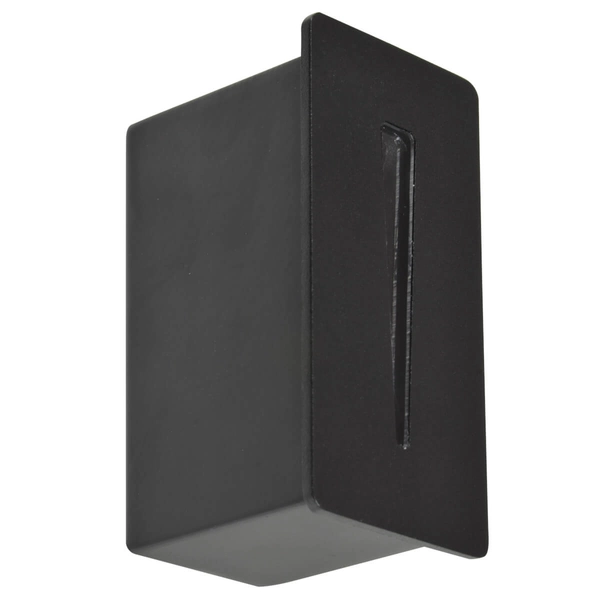 Lampa schodowa do salonu Raggio LED 3W 3000K bloczek czarna