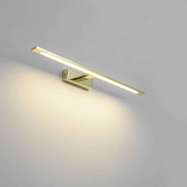 Łazienkowa LAMPA ścienna ISLA GS-LWB-20W GOLD Light Prestige OPRAWA kinkiet LED 20W 4000K galeryjka nad lustro IP44 złota