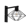 Czarna lampa ścienna Vario metalowa industrial do salonu