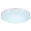 Nowoczesna LAMPA sufitowa SONNY 41586-18 Globo okrągły plafon LED 18W 3000K - 6000K z pilotem srebrny