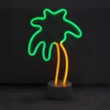 Stołowa lampa LED palma Neon FM-NB32 Zumaline palm tree kolorowa