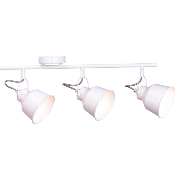 Plafon LAMPA sufitowa NIKO 4 311009 Polux regulowana OPRAWA metalowe reflektorki białe