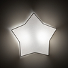 Lampa nasufitowa Star 5958 gwiazda do sypialni beżowa biała