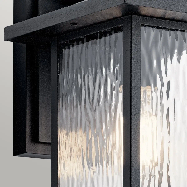 Kinkiet latarnia na ścianę Cappanna KL-CAPPANNA-M-BKT IP44 czarna