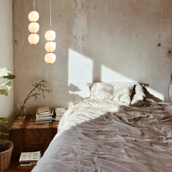 Lampa wisząca PERLA ST-CP231222-3L black LED 12W 3000K kulista czarna biała