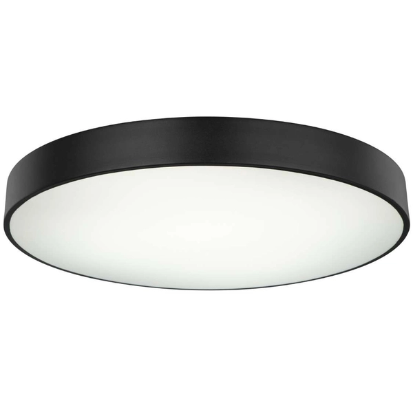 LAMPA sufitowa WISS 41744-48S Globo okrągła OPRAWA plafon LED 48W 3000K - 6000K metalowy czarny