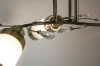 Pokojowa lampa sufitowa 8267/3 21QG kryształki mosiądz