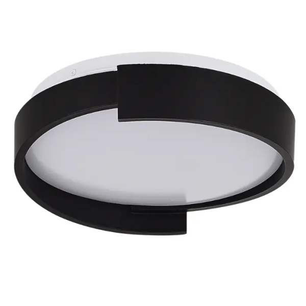 Ledowa lampa sufitowa Halo LP-1453/1C-38 BK LED 25W 3000-6000K czarny