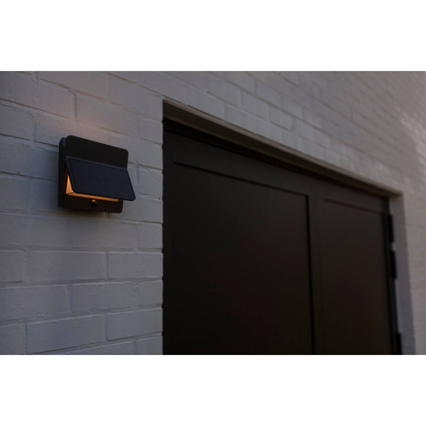 Solarna lampa do ogrodu ścienna ALETA 6915401118 LED 12,6W 3000K IP54 szara