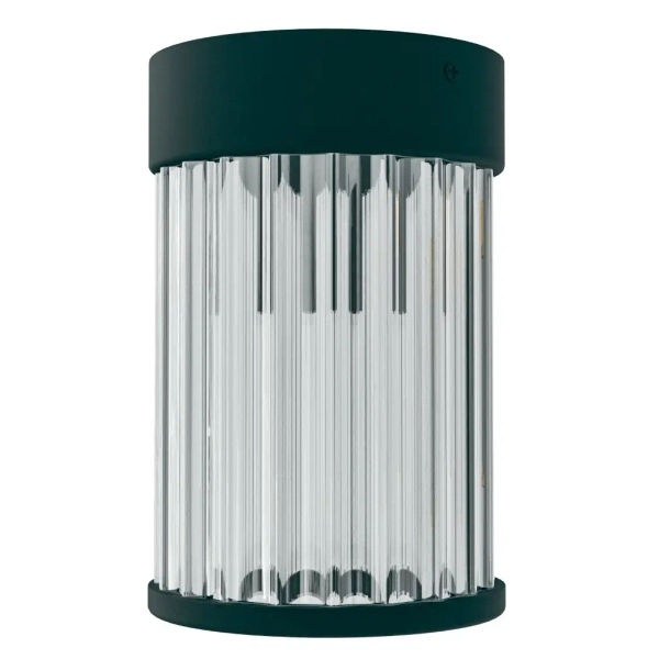Szklana lampa sufitowa Fiatto PL Nero 8 OR86102 tuba czarna