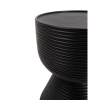 Stolik kawowy LAPIS MM001501100407 czarny drewniany do salonu 36cm
