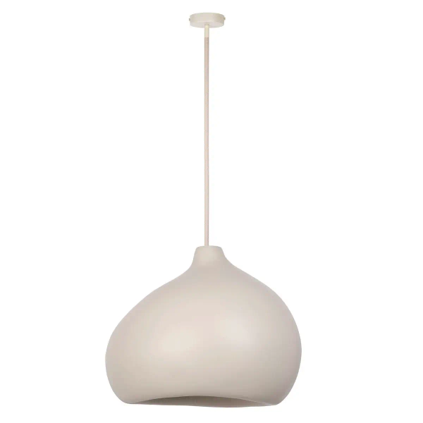 Salonowa lampa wisząca MAURO 41124 nad stół beżowy