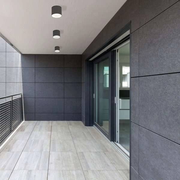 Zewnętrzna LAMPA sufitowa stropowa HEXA 9565 Nowodvorski ogrodowa OPRAWA tuba DOWNLIGHT outdoor IP44 grafitowa