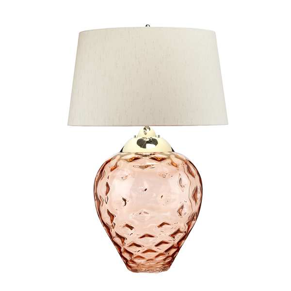 Lampa stojca QN-SAMARA-TL-LRG-SLM do gabinetu łososiowa