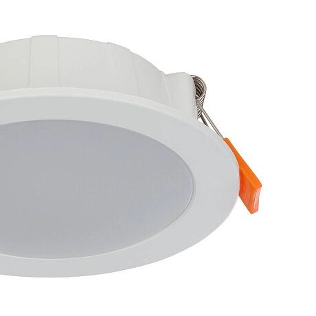 LAMPA sufitowa KOS 8782 Nowodvorski okrągła OPRAWA LED 8W 3000K wpust łazienkowy IP44 biały