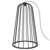 Stojąca lampa na taras no.moon 9418 metalowa IP44 czarna