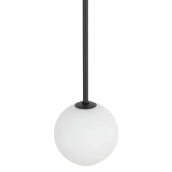 Stylowa lampa wisząca Kier 10307 kula biała czarna