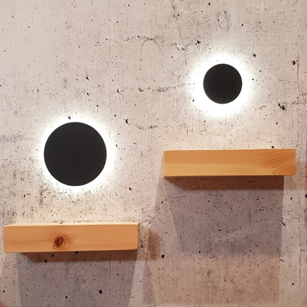 Wpustowe oświetlenie schodowe Lesel 009A L1009A1203 Elkim LED 1W 4000K IP44 czarne