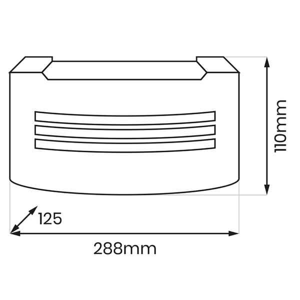 Zewnętrzny kinkiet ścienny Vini EKO0736 Eko-light IP54 czarny