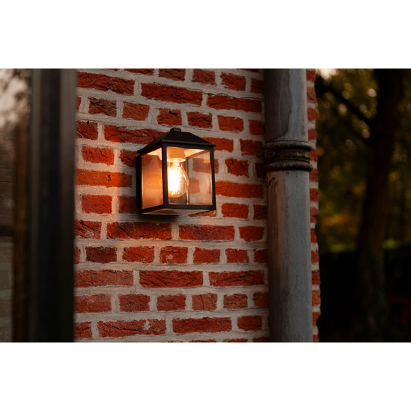 Lampa metalowa na ścianę Spire 5290603012 IP44 metalowa czarna